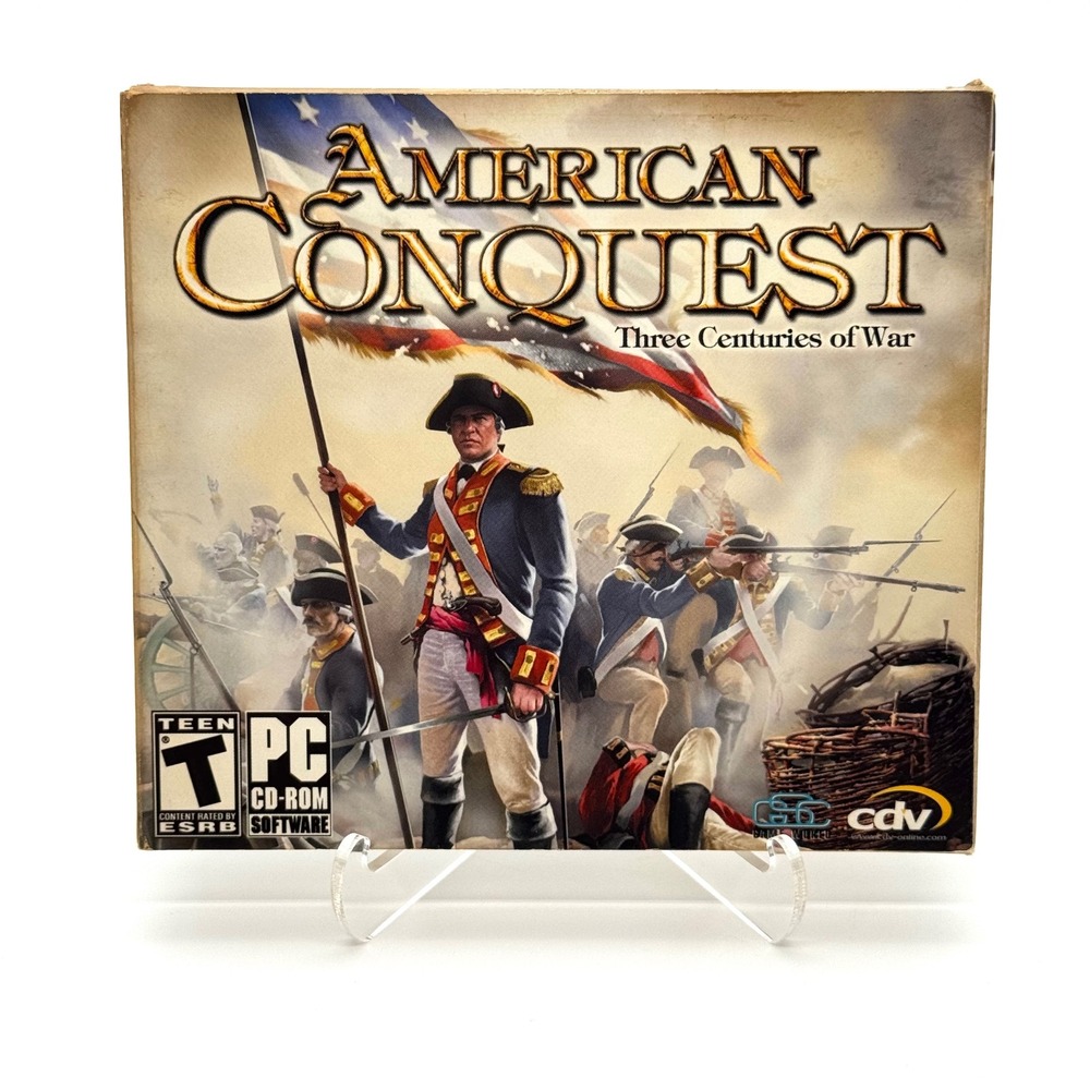 American Conquest Three Centuries of War PC CD-ROM Game 2002 CDV Strategy